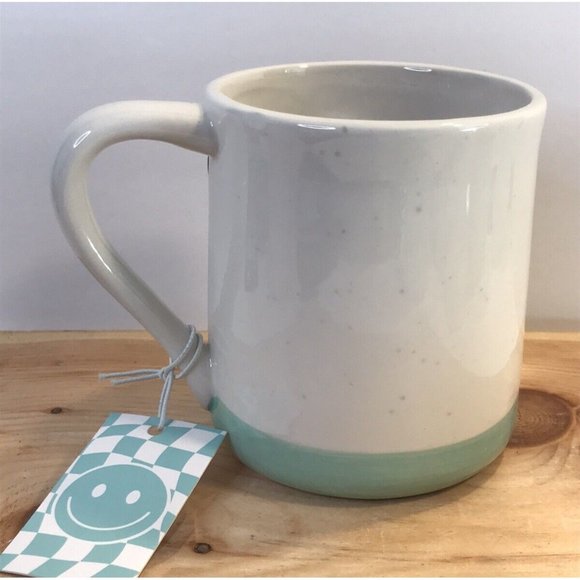 Wandering Moon Rainbow Radiate Possibility Hand Painted Ceramic Coffee Tea Mug - Picture 3 of 8